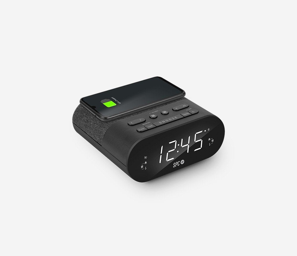 EAN 8436542858663 - SPC Frodi QI Reloj despertador digital Negro imagen 2