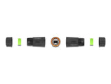 Delock 88144 Conector De Cable Rj45 Hembra A Rj45 Hembra Cat.6a Con Rosca M20 Y Dos Juntas Para Cable Delgado Ip68 Resistente Al Polvo Y Al Agua