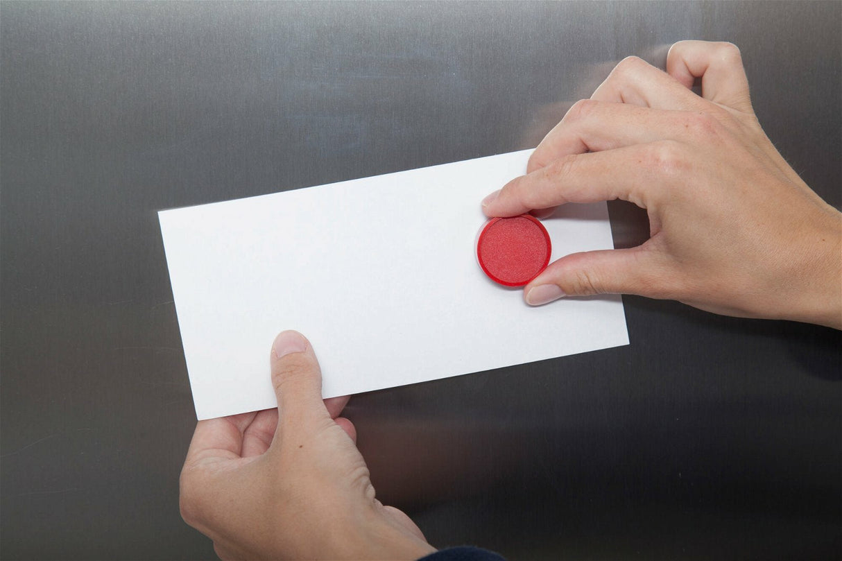 Maul Indumriemagnet Rund 29mm 10 Mück Rot