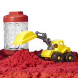 EAN 0035051532941 - MGA Entertainment Wonder Factory Never Dry Sand Construction Trucks - Red + Excavator imagen 5