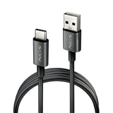 Cable Usb 2.0 Ngs Zyro-Ac Usb Macho Usb Tipo-C Macho Hasta 15w 480mbps 1m Negro