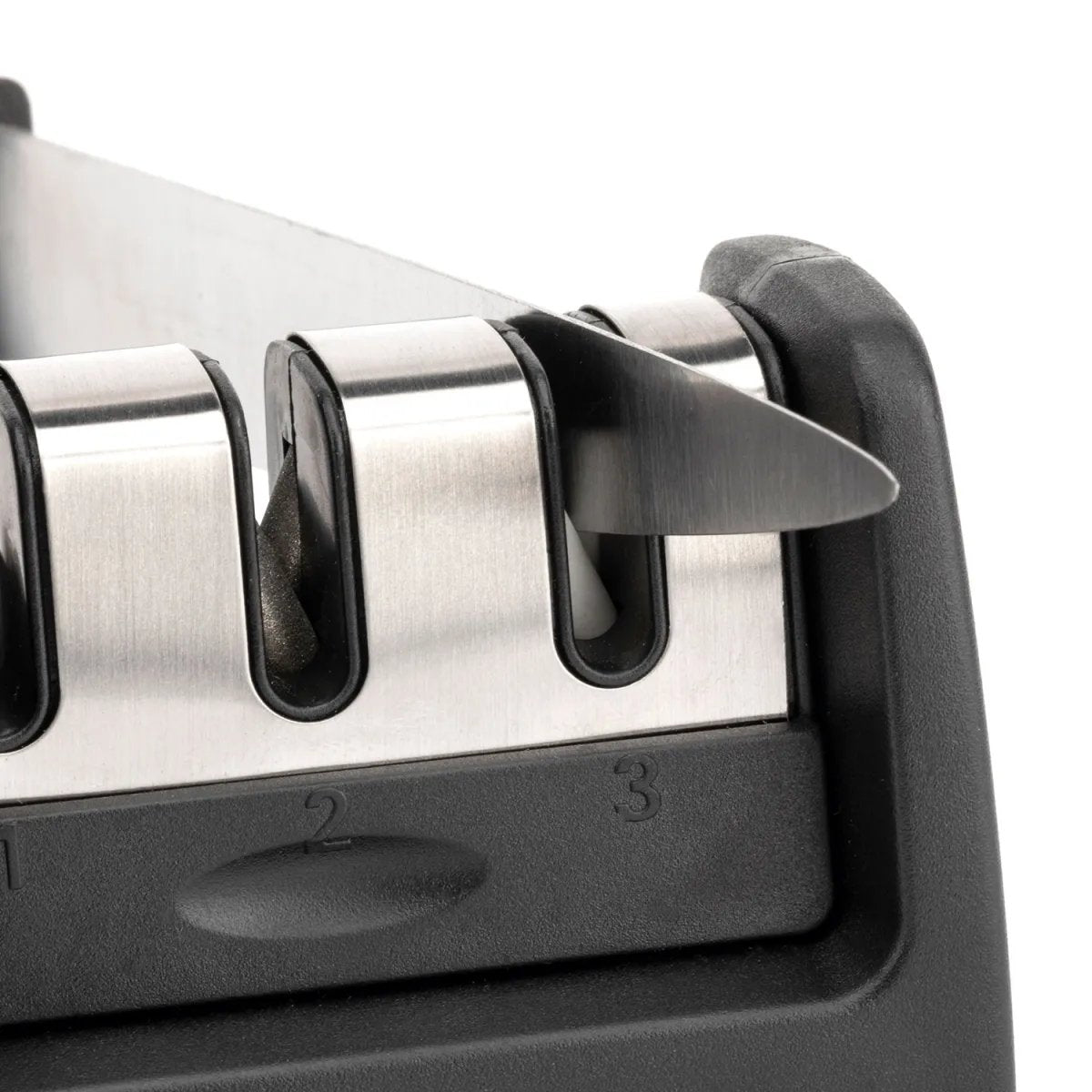 Jata Hacc4541 Afilador De Cuchillo Afilador De Cuchillos De Discos Negro, Rojo