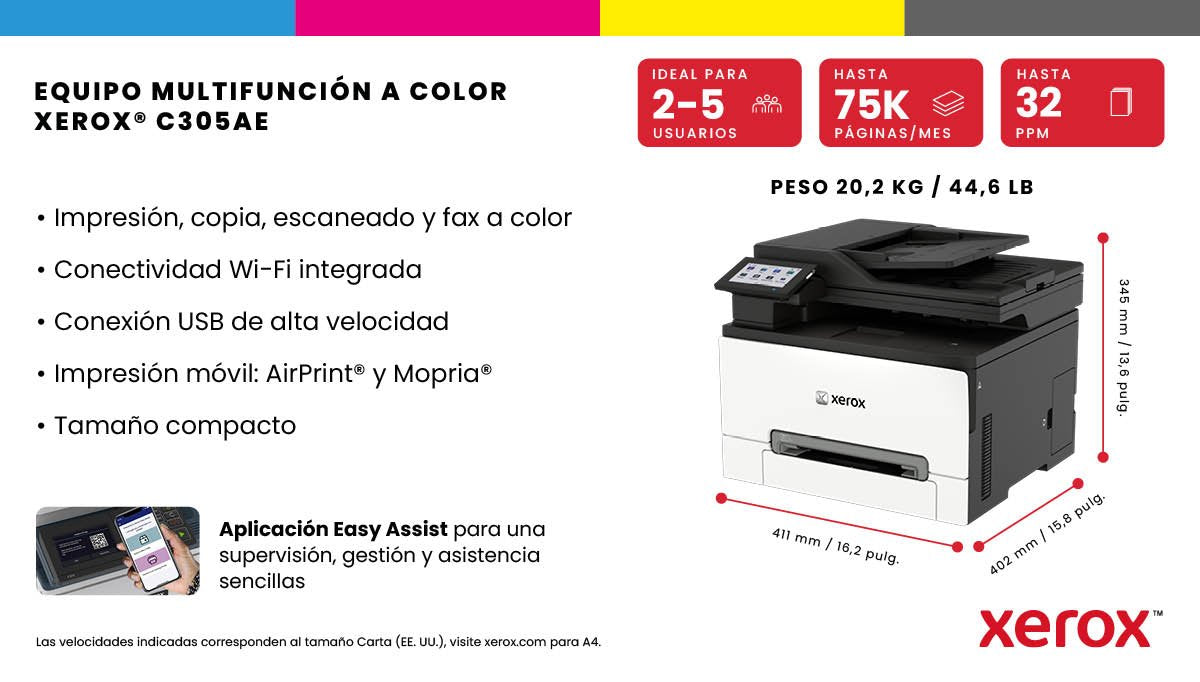 Xerox Lex Zc364 4-In-1 Color-Mfp