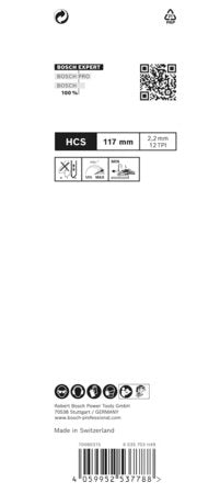 Hoja De Sierra De Calar Expert T 308 Bo ''Wood 2-Side Clean'', 25 Piezas