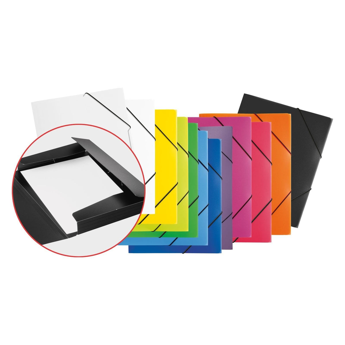 Pagna Carpeta Con Elástico A4 Pp 3 Einschlagklappen Azul Claro