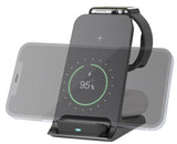 Soporte Carga Inalambrica 15w Con Tecnologia Qi 3 Dispositivos A La Vez Bulk