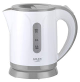 EAN 5903887809184 - Adler AD 1371G tetera eléctrica 0,8 L 800 W Blanco, Gris imagen 1