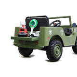 Jamara Ride-On Jeep Willys Base Army Verde 3+