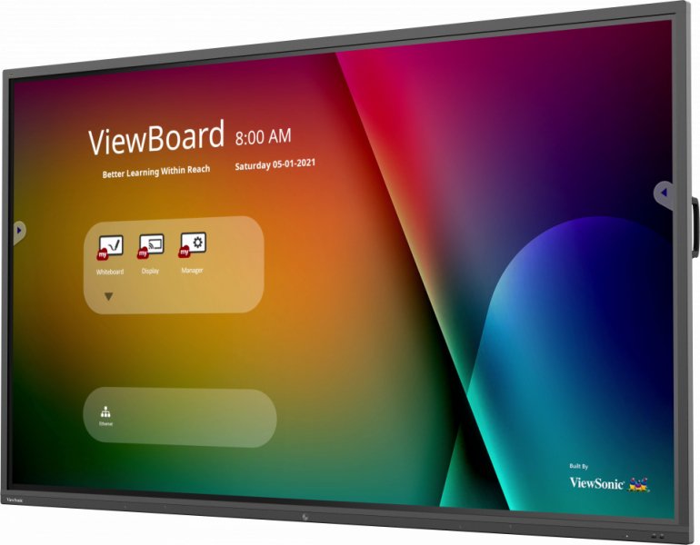 Viewsonic Viewboard Ifp9850-4 - 98 Diagonal Class [97.52 Viewable] Led-Backlit Lcd Display - Interactive - With Touchscreen - 4k Uhd [2160p] 3840 X 2160 - Direct-Lit Led