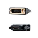 Nanocable Adaptador Dvi A Hdmi - 24+1/M-Hdmi A/H - Negro