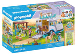 Playmobil 71493 Escuela De Equitación Móvil Caballos De La Cascada