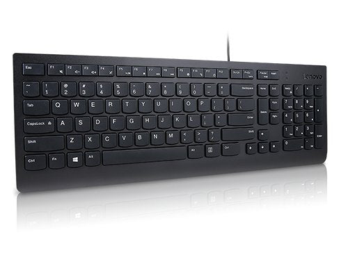 EAN 195713015356 - Lenovo Essential teclado Universal USB QWERTY Inglés de EE. UU. Negro imagen 1