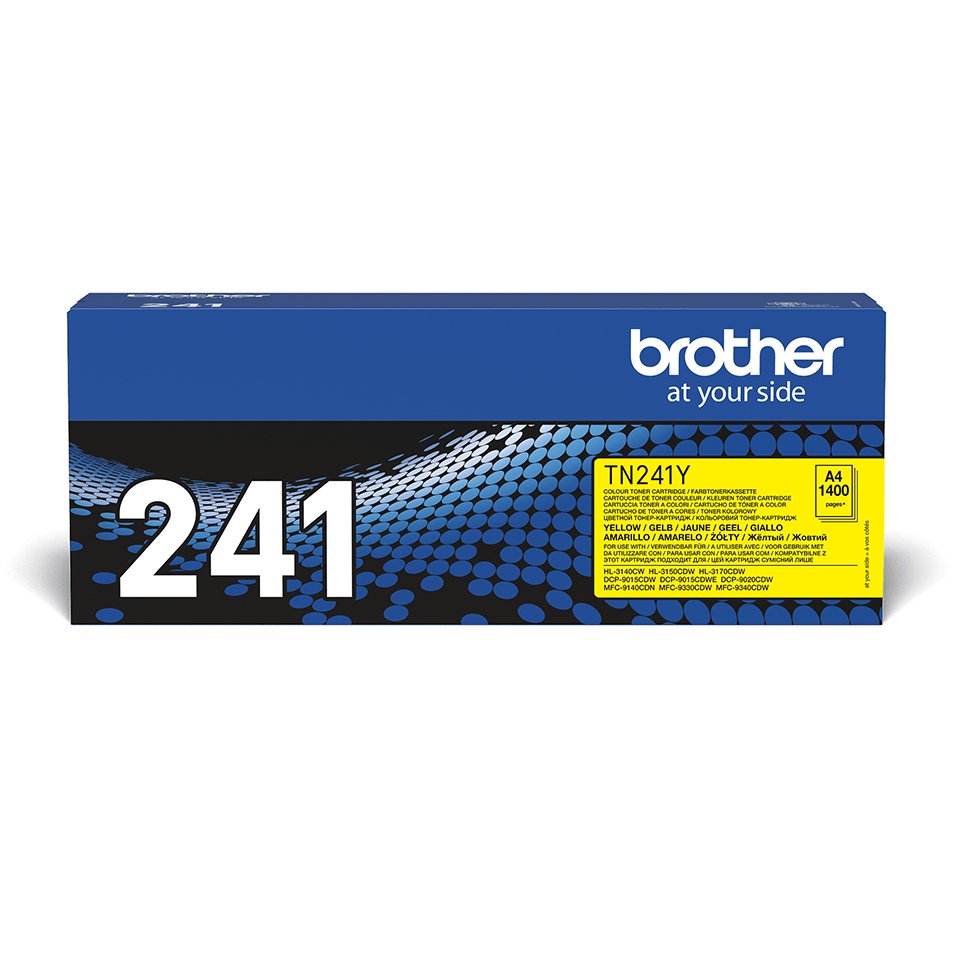 EAN 4977766718448 - Brother TN-241Y cartucho de tóner 1 pieza(s) Original Amarillo imagen 1