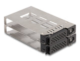 Delock 47011 Panel Bahía Disco Duro 2x 2,5" U.2 Nvme Ssd Con 5.25 Rahmen