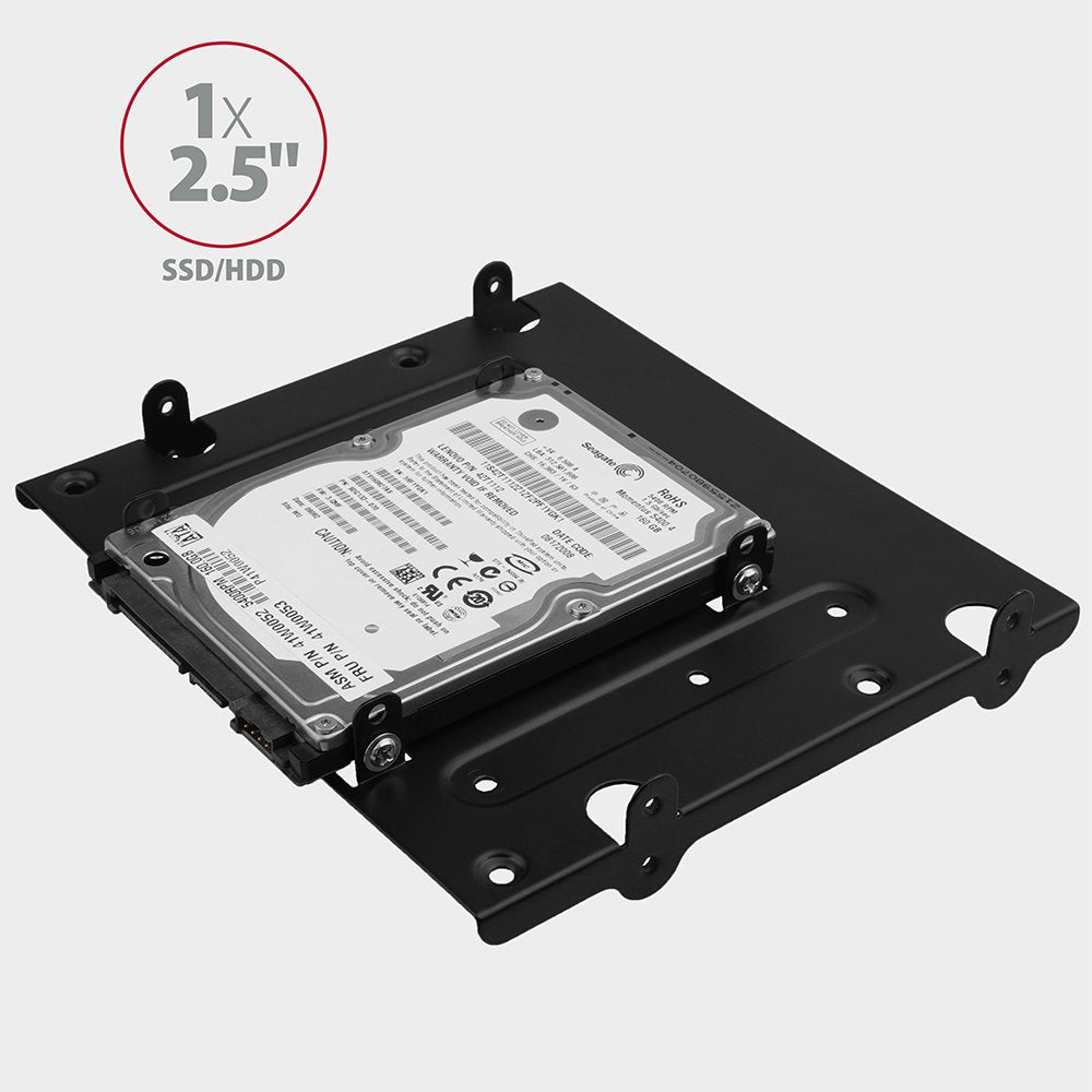 Axagon Rhd-435, Marco De Metal Para 4x 2.5 O 2x 2.5 Hdd / Ssd Y 1x 3.5 Hdd Hasta 5.25 Posicion