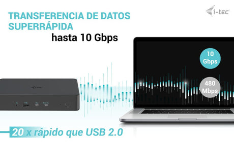 EAN 8595611706394 - i-tec CADUAL4KDOCKPD2 base para portátil y replicador de puertos Alámbrico USB 3.2 Gen 1 (3.1 Gen 1) Type imagen 9