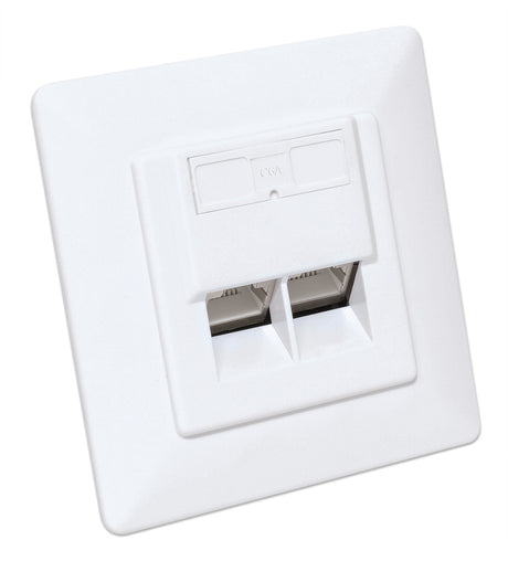 EAN 0766623771917 - Intellinet 771917 toma de corriente 2 x RJ-45 Blanco imagen 2
