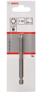 Punta De Destornillador Bosch Professional Extra Dura, T40, 89 Mm
