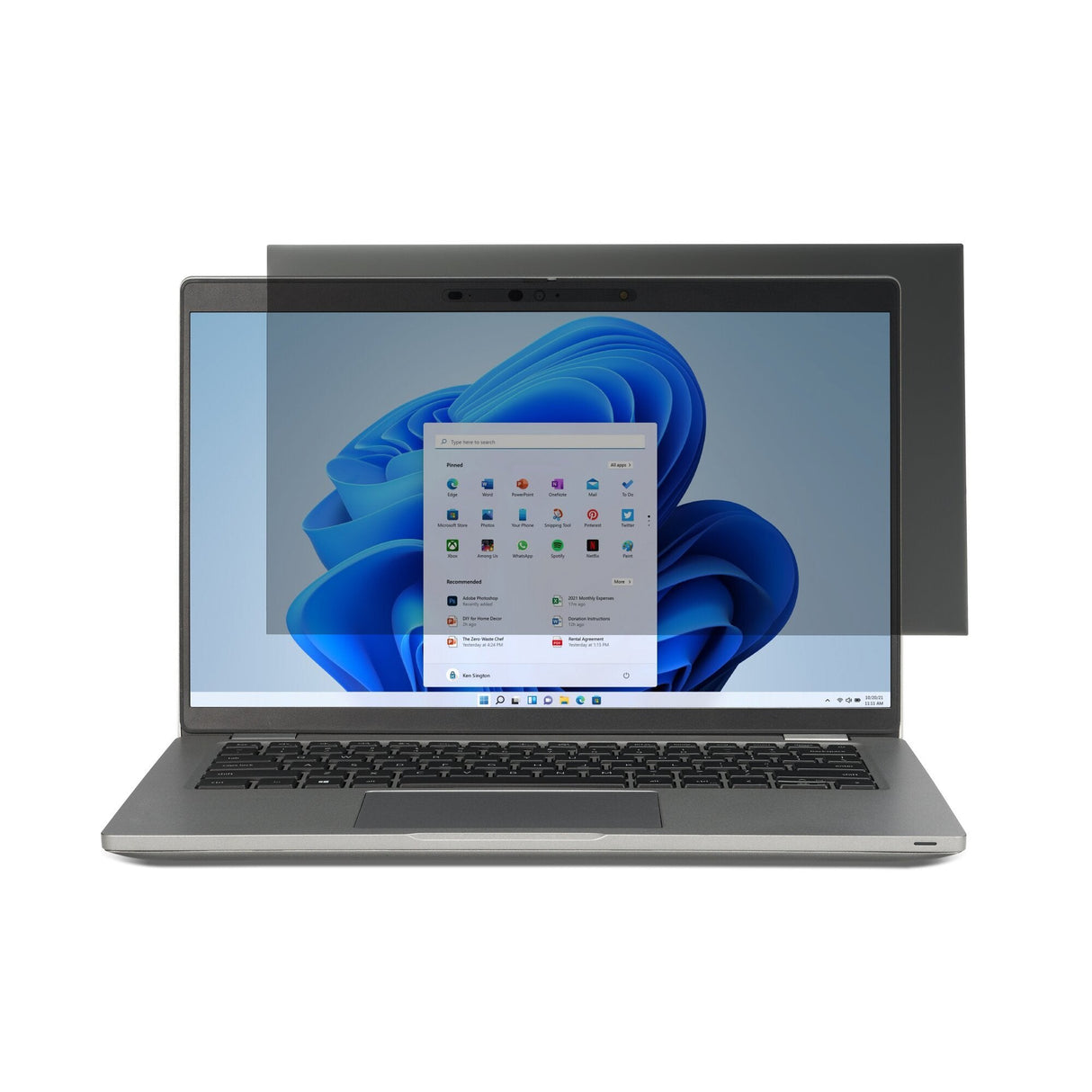 Privacy Screen Filter 2-Way Removable For Dell Latitude 7350 Detachable