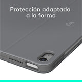 Logitech Combo Touch Caja De Teclado Y Folio Con Panel Táctil Luz Trasera Apple Smart Connector Qwerty Español Gris Oxford