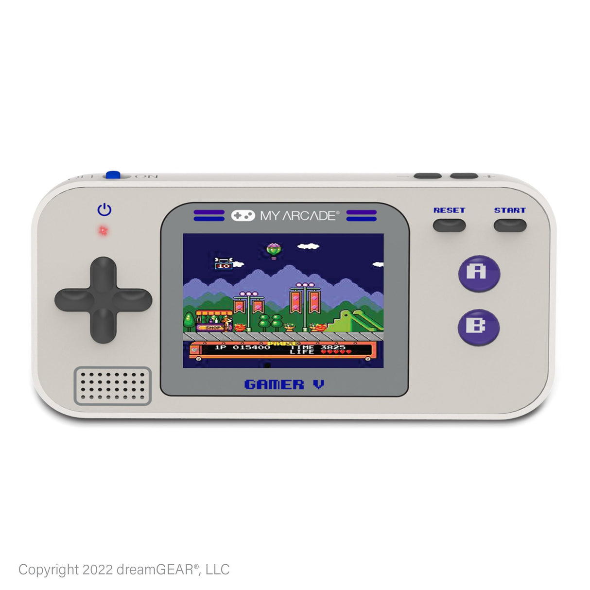 EAN 0845620039203 - dreamGEAR My Arcade Gamer V Classic (220 in 1) Gray & Purple imagen 2