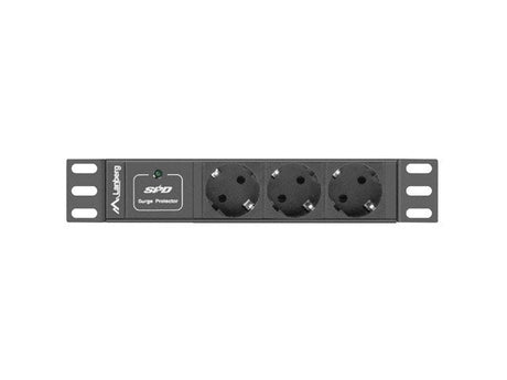 EAN 5901969416787 - Lanberg PDU-03F-0200-BK unidad de distribución de energía (PDU) 3 salidas AC 1U Negro imagen 4