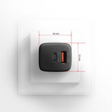 EAN 8595247907103 - Axagon ACU-PQ30 Ladegerät QC3.0, 4.0/AFC/FCP/PPS/Apple+ PD USB-C, 30W - schwarz - Kompaktes Ladegerät - 1 imagen 8