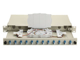 Equip Lwl-Spleisskamen 12-Port Lc-Duplex Os2 1u Komplett Gr