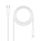 EAN 8433281010116 - TooQ 10.10.0602 cable de conector Lightning 2 m Blanco imagen 1