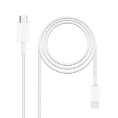 EAN 8433281010116 - TooQ 10.10.0602 cable de conector Lightning 2 m Blanco imagen 1