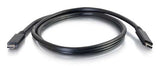 C2g 1m Usb Type C Cable 4k Support Usb 3.1 (Gen 2) M/M Usb C Cable Cable Usb 24 Pin Usb-C (M) A 24 Pin Usb-C (M) Usb 3.1 Gen 2 / Thunderbolt 3 1 M Negro