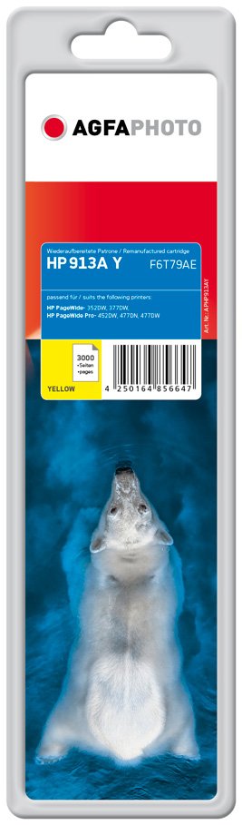 Agfaphoto Aphp913ay Cartucho De Tinta 1 Pieza(S) Compatible Rendimiento Estándar Amarillo
