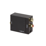 Convertidor De Audio Logilink Coaxial Y Toslink A Analógico L R