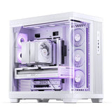 Caja Pc Jonsbo Tk-4 Midi-Tower, Atx, Tempered Glass - Blanco