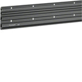Hager Sockelleistenkanal- Sl201151 Unterteil 4kammern Pvc 20x115mm Schwarz