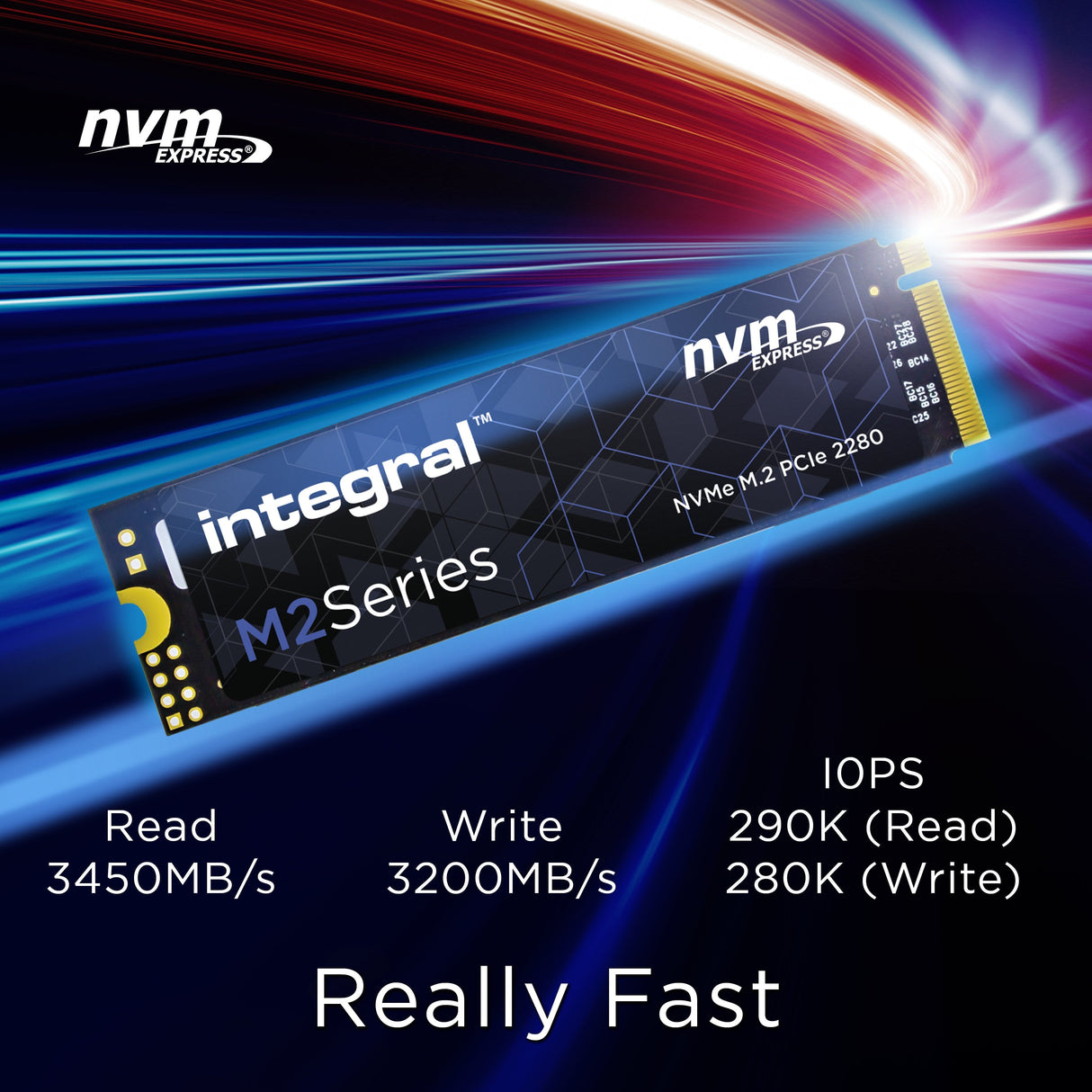 Disco Ssd Integral M2 1to (1000go)- M.2 Type 2280 Nvme
