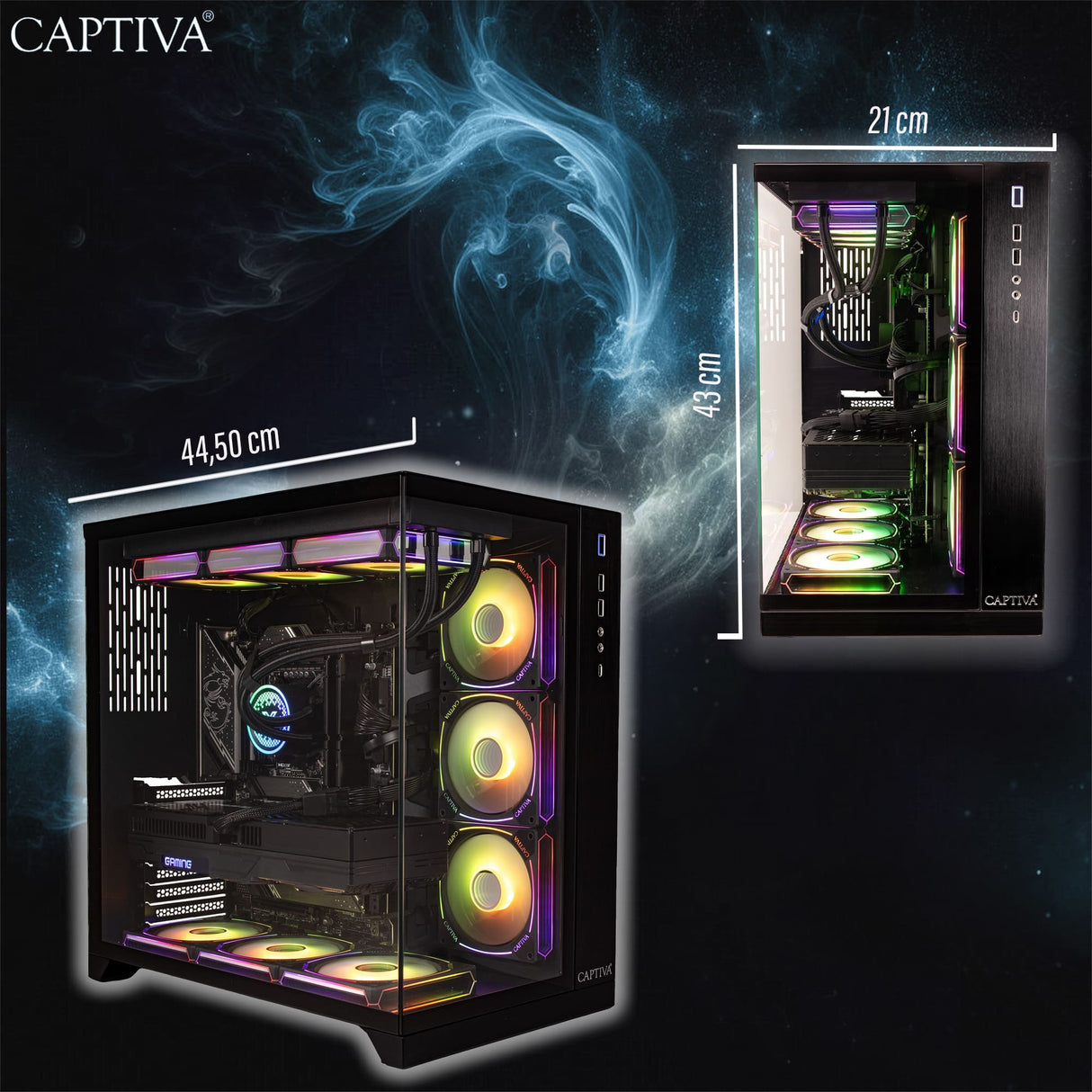 EAN 4046373900604 - CAPTIVA PC Highend Gaming I90-060 (i9-14900KF/RTX5070 12GB GDDR7/SSD 2TB/32GB/WLAN/Windows 11 Home 64-bit imagen 5