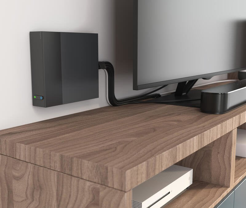Przedluzacz Tv Ochron   4x2p+Z + 4x2p 2m Czarny
