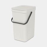 Brabantia Sort & Go Abfallbehäl. Light Grey 12 L