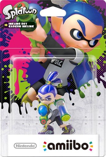 Nintendo Amiibo Splatoon Inkling Boy Neon-Green