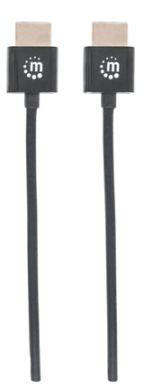 Manhattan Cable Hdmi Super Delgado De Alta Velocidad Con Ethernet1 M. Negro
