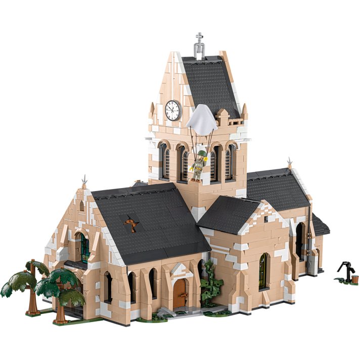 Cobi Iglesia Sainte-Mère-Église Cobi-2299