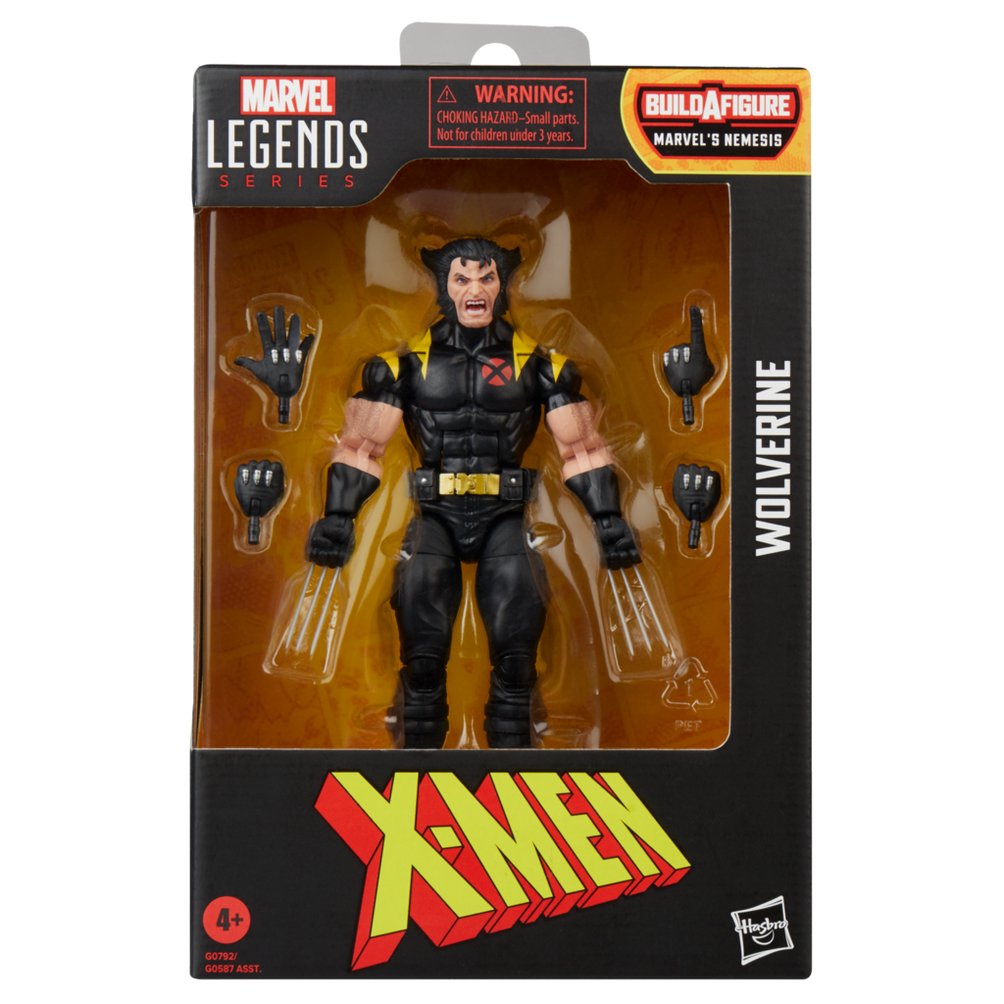 Figura Hasbro Marvel Legends Series Build A Figure Marvels Nemesis X Men Wolverine
