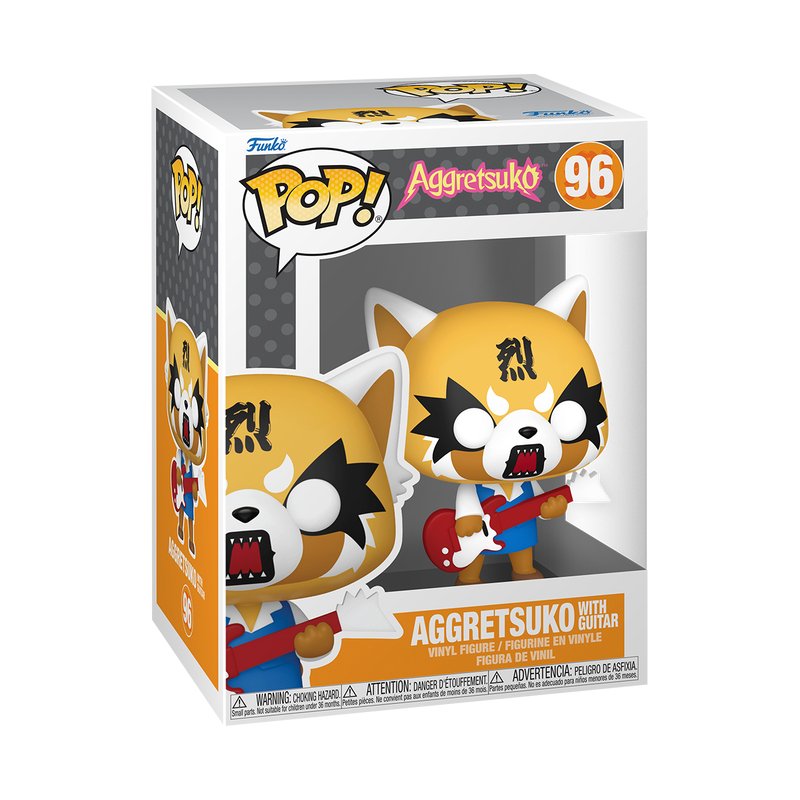 Figura Pop Aggretsuko - Aggretsuko With Guitar