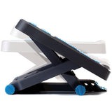 EAN 0043859675500 - Fellowes 8068001 soporte para el apoyo de pies Azul, Carbón vegetal, Gris imagen 4