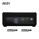 Msi Cubi N Adl-007de Intel N100 4gb 128gb Negro W11p