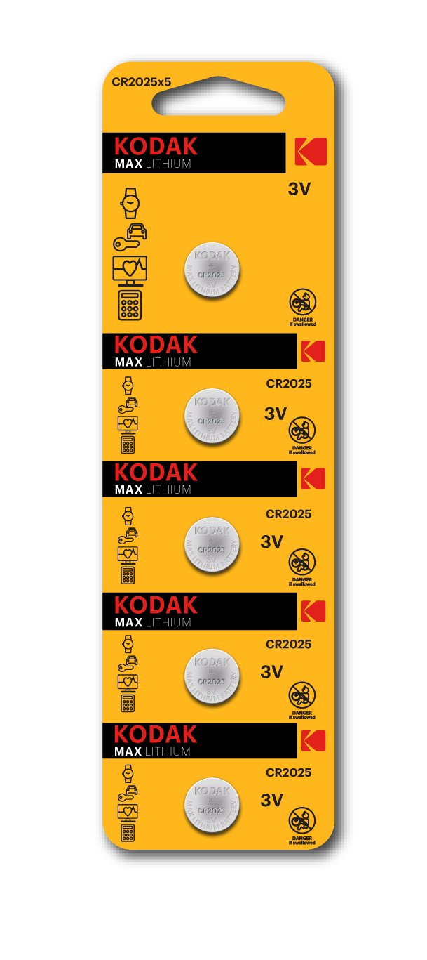 EAN 0887930411560 - Kodak CR2025 Batería de un solo uso Lithium-Manganese Dioxide (LiMnO2) imagen 1