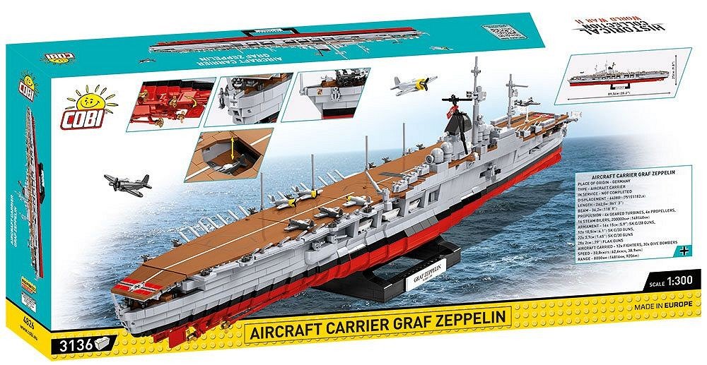 Cobi Colección Histórica: Portaaviones Graf Zeppelin 4826