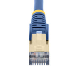 Startech.Com Cable 1m Red Ethernet Rj45 Stp Cat6a Snagless Azul Cable De Interconexión Rj-45 (M) A Rj-45 (M) 1 M Stp Cat 6a Moldeado Sin Enganches Azul