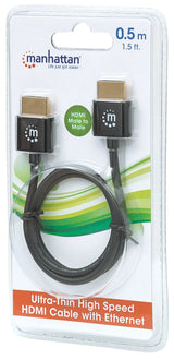 EAN 0766623394406 - Manhattan 394406 cable HDMI 0,5 m HDMI tipo A (Estándar) Negro imagen 5